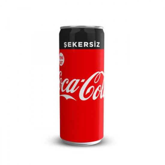 Coca Cola Şekersiz Kutu 330 ML 24'lü Koli