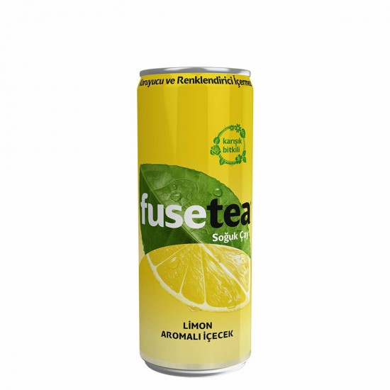 Fuse Tea Soğuk Çay Limon Aromalı İçecek Kutu 330 ML 12'li Koli