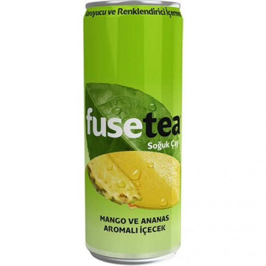 Fuse Tea Soğuk Çay Mango ve Ananas Aromalı İçecek Kutu 330 ML 12'li Koli