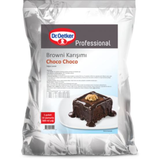 Dr. Oetker Choco Choco Brownie Karışımı 3 kg